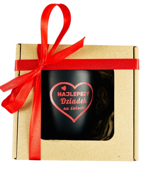Kubek Ceramiczny z Grawerem dla Dziadka - Prezent na Dzień Babci i Dziadka Święta