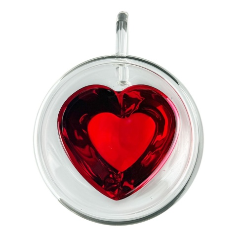 Szklanka Termiczna Serce dla Męża Chłopaka - Prezent na Walentynki dla Niego