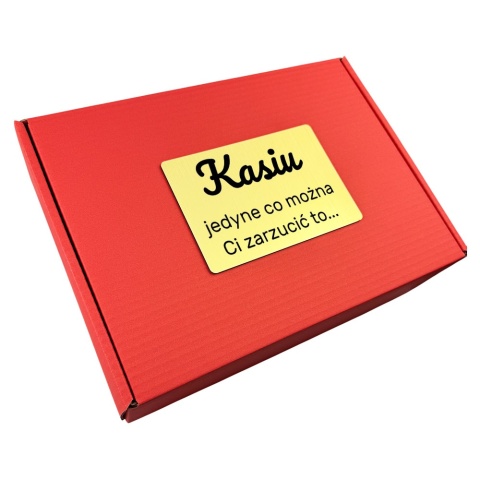 Koc z Rękawami w Ozdobnym Pudełku- Prezent dla Żony Dziewczyny Niej na Walentynki Święta Urodziny