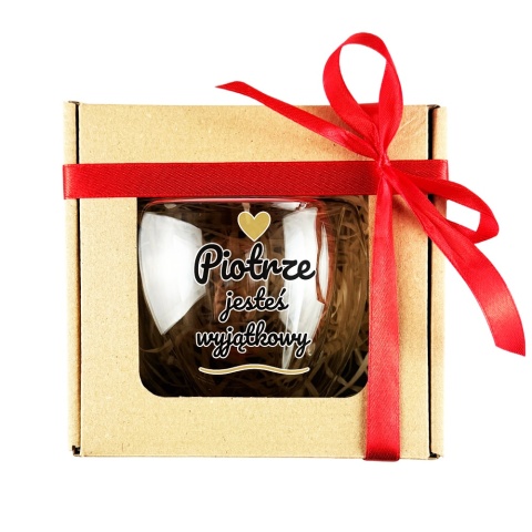 Szklanka Termiczna Serce z Imieniem dla Męża Chłopaka - Prezent na Walentynki dla Niego