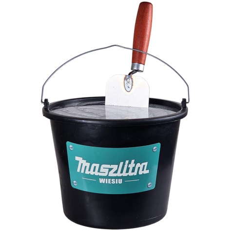 Wiadro MaszLitra + Kufel - Śmieszny Prezent dla Budowlańca Mężczyzny Męża Taty Brata na Święta Urodziny