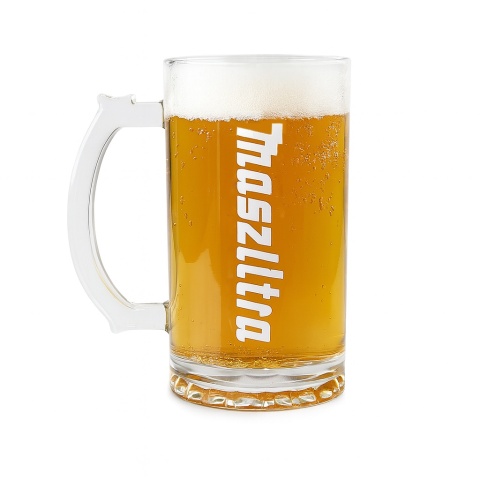 Wiadro MaszLitra + Kufel - Śmieszny Prezent dla Budowlańca Mężczyzny Męża Taty Brata na Święta Urodziny