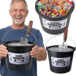 Wiadro na Słodycze dla Dziadka - Śmieszny Prezent na Dzień Babci i Dziadka Święta