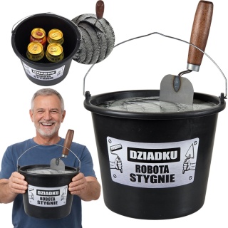 Wiadro na Piwo dla Dziadka - Śmieszny Prezent na Dzień Babci i Dziadka Święta