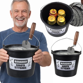 Wiadro na Piwo dla Dziadka - Śmieszny Prezent na Dzień Babci i Dziadka Święta
