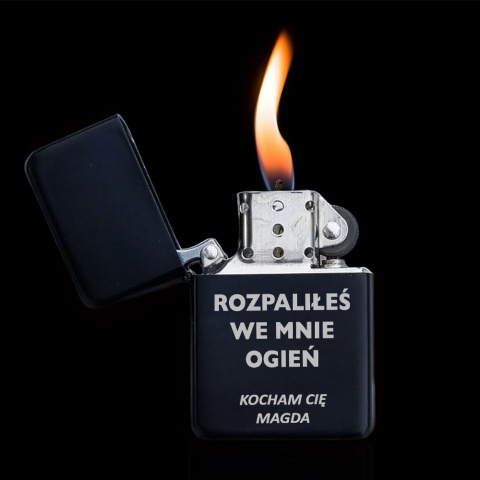 Zapalniczka z Grawerem dla Męża Niego Chłopaka - Prezent na Walentynki Święta