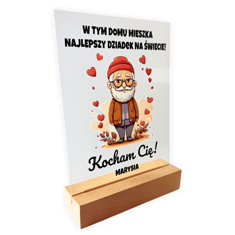 Statuetka Prezent na Dzień Babci i Dziadka dla Dziadków