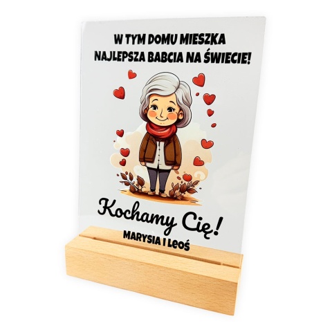 Statuetka Prezent na Dzień Babci i Dziadka dla Dziadków