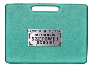 Zestaw Narzędzi Ogrodowych w Walizce z Grawerem - Prezent dla Żony Mamy Babci Dziewczyny na Święta Urodziny