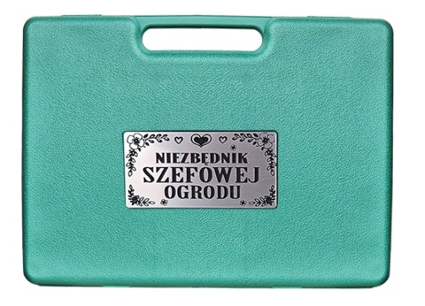 Zestaw Narzędzi Ogrodowych w Walizce z Grawerem - Prezent dla Żony Mamy Babci Dziewczyny na Święta Urodziny