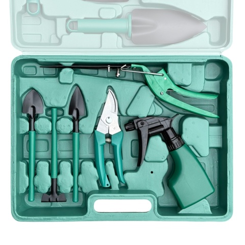 Zestaw Narzędzi Ogrodowych w Walizce z Grawerem - Prezent dla Żony Mamy Babci Dziewczyny na Święta Urodziny