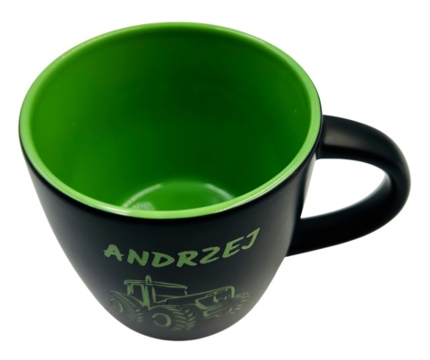 Zestaw Prezent dla Małego Rolnika Chłopca Syna Brata na Święta Urodziny - Kubek + Traktorek + Łyżeczki