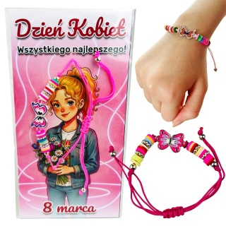 Bransoletka Motylek - prezent na Dzień Kobiet dla Dziewczynek do szkoły przedszkola
