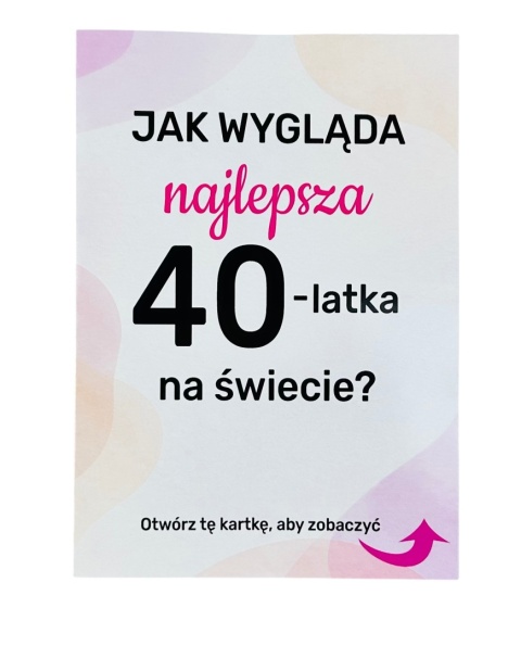 Kartka Urodzinowa z Lustrem - Prezent na 18 40 50 60 Urodziny dla Kobiety Dziewczyny Przyjaciółki