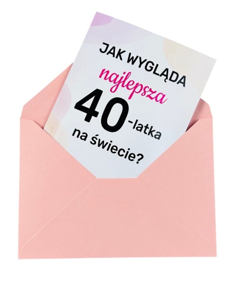 Kartka Urodzinowa z Lustrem - Prezent na 18 40 50 60 Urodziny dla Kobiety Dziewczyny Przyjaciółki