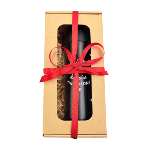 Kubek Termiczny z Grawerem Będę Cię WKUR*IAĆ - Prezent na Walentynki dla Niego Męża Chłopaka