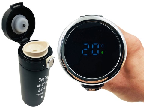 Kubek Termiczny z Grawerem dla Męża - Prezent na Walentynki Święta Urodziny dla Niego Chłopaka