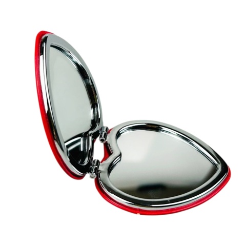 Lusterko Kieszonkowe w Kształcie Serca - Prezent dla Żony Dziewczyny Niej na Walentynki Rocznicę Ślubu