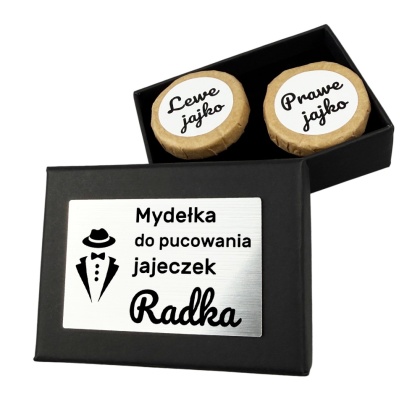 Mydełka do Pucowania Jajeczek - Śmieszny Prezent dla Niego Męża Chłopaka Faceta Mężczyzny na Walentynki Urodziny Święta