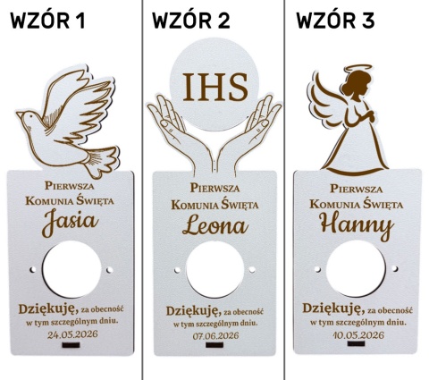 Podziękowanie dla Gości Komunia - Podziękowania Upominek dla Gości