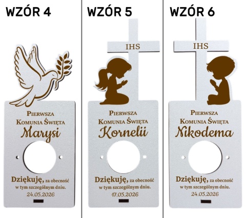 Podziękowanie dla Gości Komunia - Podziękowania Upominek dla Gości