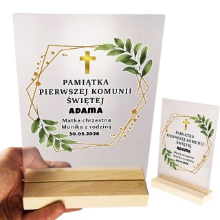 Statuetka Prezent na Komunię Świętą - Pamiątka Pierwszej Komunii Świętej dla Chłopca Dziewczynki
