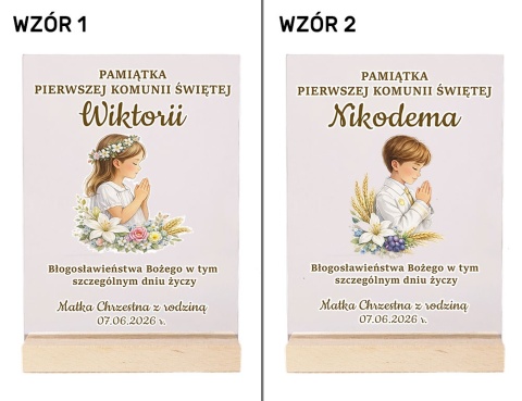 Statuetka Prezent na Komunię Świętą - Pamiątka Pierwszej Komunii Świętej dla Chłopca Dziewczynki