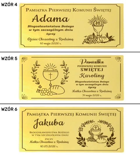 Pudełko na Pieniądze Komunia - Pamiątka Pierwszej Komunii Świętej dla Chłopca Dziewczynki Prezent na Komunię Święta