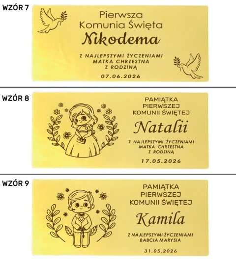 Pudełko na Pieniądze Komunia - Pamiątka Pierwszej Komunii Świętej dla Chłopca Dziewczynki Prezent na Komunię Święta