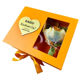 Zestaw Dyfuzor Zapachowy + Mydlane Róże - Prezent na Walentynki dla Żony Dziewczyny Niej