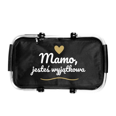 Kosz Piknikowy Mamo jesteś wyjątkowa - Prezent dla Mamy na Dzień Matki Urodziny Święta