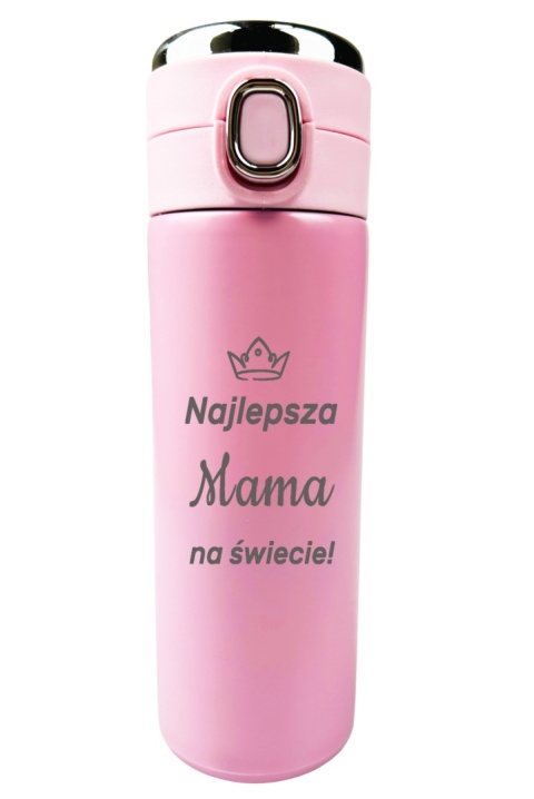 Kubek Termiczny z Grawerem Najlepsza Mama - Prezent dla Mamy na Dzień Matki Święta Urodziny