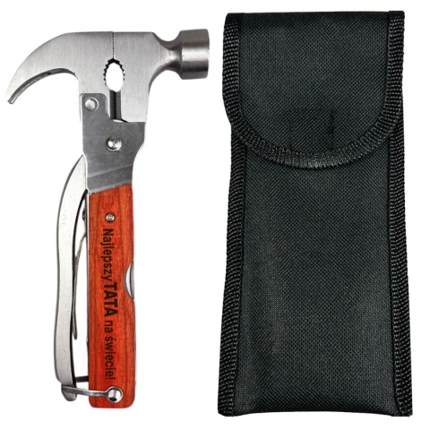 Multitool 8w1 z Grawerem Najlepszy TATA na świecie - Prezent dla Taty na Dzień Ojca Urodziny Święta
