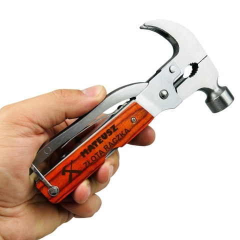 Multitool 8w1 z Grawerem - Prezent dla Taty Męża Chłopaka Dziadka na Urodziny Dzień Ojca Święta