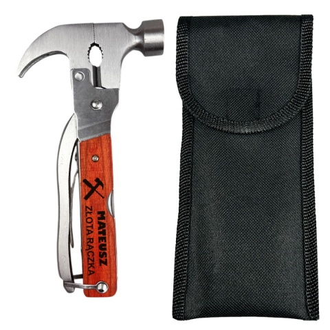 Multitool 8w1 z Grawerem - Prezent dla Taty Męża Chłopaka Dziadka na Urodziny Dzień Ojca Święta