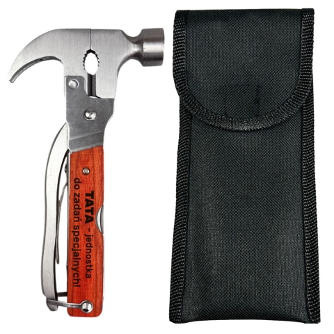 Multitool 8w1 z Grawerem Tata Jednostka Do Zadań Specjalnych- Prezent dla Taty na Dzień Ojca Urodziny Święta