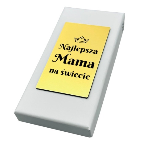 Szklany Brelok Serce z Grawerem dla Mamy - Prezent dla Mamy na Dzień Matki Urodziny Święta