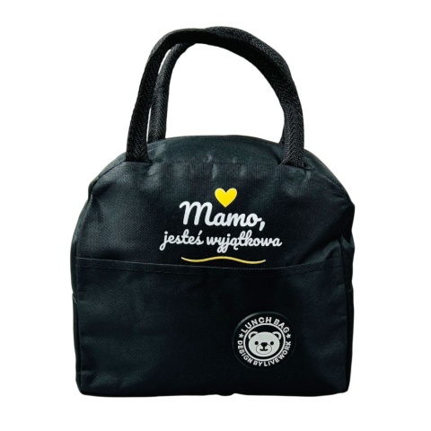 Torba Termiczna na Lunch Mamo Jesteś Wyjątkowa - Prezent dla Mamy na Dzień Matki Święta Urodziny Lunchbox