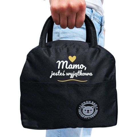 Torba Termiczna na Lunch Mamo Jesteś Wyjątkowa - Prezent dla Mamy na Dzień Matki Święta Urodziny Lunchbox