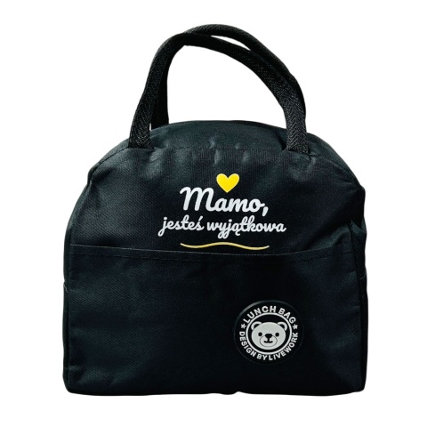 Torba Termiczna na Lunch Mamo Jesteś Wyjątkowa - Prezent dla Mamy na Dzień Matki Święta Urodziny Lunchbox