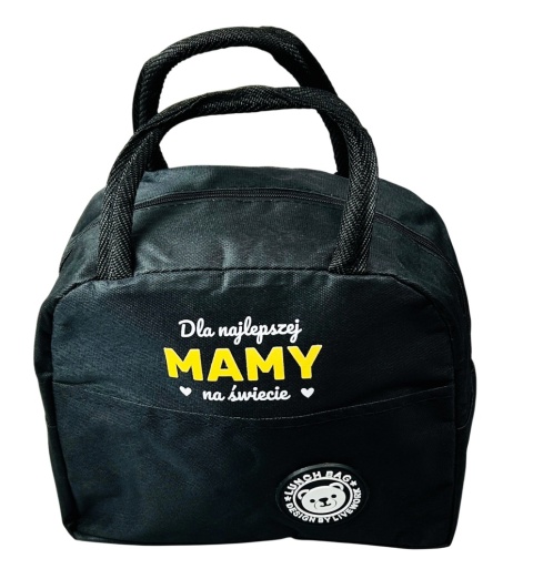 Torba Termiczna na Lunch Dla Najlepszej Mamy - Prezent dla Mamy na Dzień Matki Święta Urodziny Lunchbox