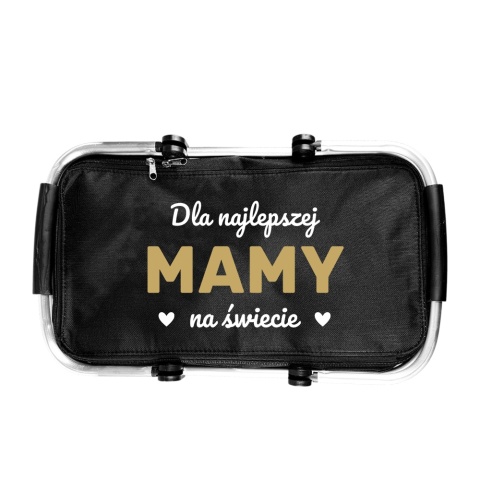 Kosz Piknikowy Dla Najlepszej Mamy - Prezent dla Mamy na Dzień Matki Urodziny Święta
