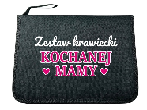 Zestaw Krawiecki Kochanej Mamy - Prezent dla Mamy na Dzień Matki Święta Urodziny