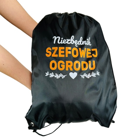 Zestaw Narzędzi Ogrodowych + Plecak Niezbędnik Szefowej Ogrodu - Prezent dla Mamy Babci Żony na Dzień Matki Święta Urodziny