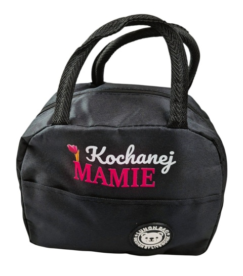 Torba Termiczna na Lunch Kochanej Mamie - Prezent dla Mamy na Dzień Matki Święta Urodziny Lunchbox