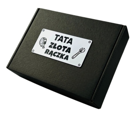 Zestaw dla Taty Świecące Rękawiczki + Miara - Prezent dla Taty na Dzień Ojca Święta Urodziny