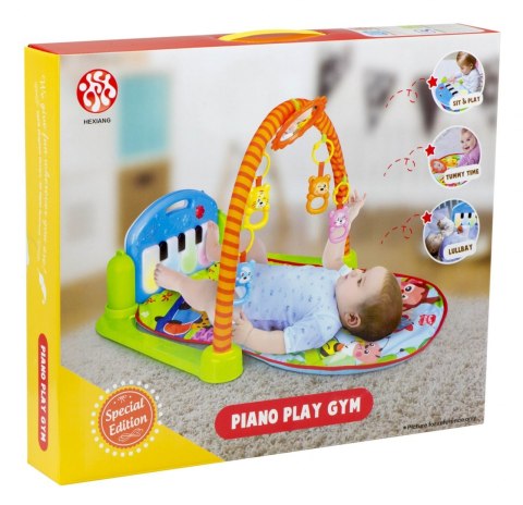 Mata Edukacyjna dla dzieci 3w1 misie + pianinko Mata Edukacyjna dla dzieci 3w1 misie + pianinko