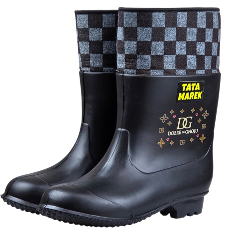 Gumofilce z Personalizowanym Nadrukiem dla Taty - Śmieszny Prezent dla Taty Rolnika na Dzień Ojca Gumowce Kalosze Gumiaki