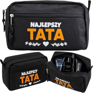 Kosmetyczka Najlepszy Tata - Prezent dla Taty na Dzień Ojca Święta Urodziny