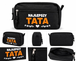 Kosmetyczka Najlepszy Tata - Prezent dla Taty na Dzień Ojca Święta Urodziny